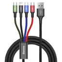 Baseus 4v1 USB-C/Lightning/2x Micro 1,2m USB kábel