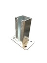 PÔDA NA MONTÁŽ STĹPKU 60X60mm POZINKOVANÁ Pätka na stĺpik brány