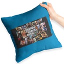 MODRÝ VANKÚŠ PRE DARČEK PRE FANÚŠIKOV GTA V - MNOHÉ DIZAJNY