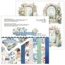 Sada scrapbookingových papierov 20x20 Lemoncraft - Drahý denník - Hydrangea