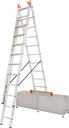 Krause Tribilo hliníkový rebrík na schody 3 x 10