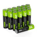 16x AAA BATÉRIE R3 950mAh ZELENÉ ČLÁNKY BATERIE PRE SOLARNÉ LAMPY