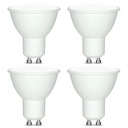 4x LED ŽIAROVKA SMD PREMIUM GU10 Decorya 3W 4000K DENNÁ BIELA ​​FARBA