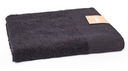 Čierny uterák 50x100, gramáž 500gsm, 100% bavlna