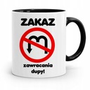 ČIERNY HRNÍČEK FUNNY FUNNY NIE JE OBRÁTENIE SPÄŤ