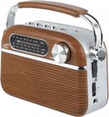 Dobíjacie retro mobilné kuchynské rádio Bluetooth