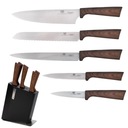 SADA KUCHYNSKÝCH NOŽOV V BLOKU 6 EL SOLID SHARP