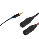 SSQ MIXLR1 - 3,5 mm stereo jack kábel - 2x XLR samec
