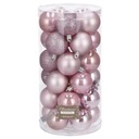 GUĽA NA VIANOČNÝ STROMČEK 5cm NEZRUŠITEĽNÁ ČAŤKA 30x SET