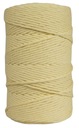 Macrame bavlnená šnúrka 3mm 200m žltá