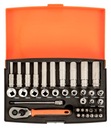 Bahco Sada nástrčných kľúčov 1/4'' 37 kusov SL25L