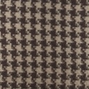 Hnedá kostýmová látka z houndstooth