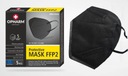 FFP2 BLACK masky 5 vrstiev OPHARM POLISH 1ks