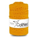 Colinea String sa prepletala pre makramu 100% bavlnu, 5 mm 100 m, tmavo žltá