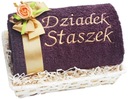 HRUBÝ Uterák s výšivkou KOŠÍK Darček pre babičku ku Dňu starých rodičov