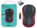 Bezdrôtový Logitech M185 910-002240 červený