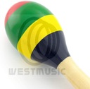 LATINO Veľké drevené maracas 20 cm