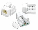 Keyston RJ45 8p8c konektor horná krimpovacia, kat.5e