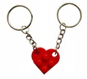 KEYRING z LEGO kociek Heart Keychain Darček