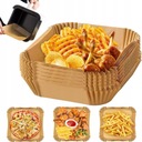 Papier na pečenie do fritézy, štvorcový, nepriľnavý, vodeodolný