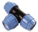 T-kus PE 110-110-110 mm MODRÉ TESNENIE PN10