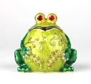 Truhlica FROG FABERGE FROG Kovová figúrka