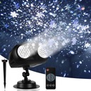 VIANOČNÉ LED LASEROVÉ SVETLOMETY SNEH
