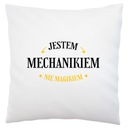 mechanik kúzelník mechanik kúzelník Biely vankúš