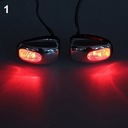 Červený štýl Najobľúbenejšie 1 pár Auto LED Li