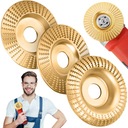 3x kotúčová brúska na drevo rašpľa CONVEX + CONCAVE + FLAT