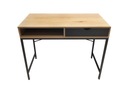 TRAPP písací stôl so zásuvkou JSK 48x95cm dub/čierna