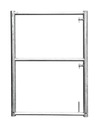 Koncový rám P70 typ Plettac 1,10m x 0,70m