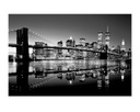 Brooklyn Bridge čiernobiela reprodukcia 40x50 cm