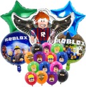 Veľká sada ROBLOX herných balónov 53cm narodeninová sada 19 ks dekorácie