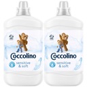 Coccolino citlivá čerstvá a mäkká tkanina opláchnutia tekutiny 2x1.7l 136 Práčovňa