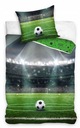 Mládežnícke obliečky 160x200 FUTBAL HRÁČ loptové ihrisko