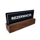 Odznak na stôl, drevený - Gravírovanie