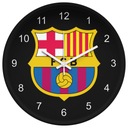 Tiché nástenné hodiny s loptou FC Barcelona darček 25