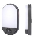 Adviti LED fasádne svietidlo NEFRYT Motion Sensor 15W IP54 Neutral Grey