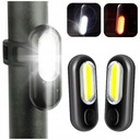 2x PREDNÉ ZADNÉ LED BICYKLE LAMPA, VODEODOLNÉ