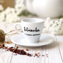 Espresso pohár s vaším nápisom, personalizáciou