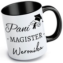 HRNČEK S ČIERNYM VNÚTROM AKO DARČEK PRE PANI MAGISTRU + PRISPÔSOBENIE MENO