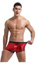 SEXY PÁNSKE ČERVENÉ VINYL BOXERKY VINYL XL