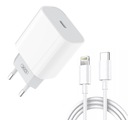 Nabíjacia kocka pre iPhone 20W s Lightning káblom
