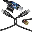 Nylonový nabíjací kábel USB-C/USB-C pre Samsung