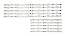 LED PÚHY SAMSUNG D4GE-400DCA-R2 + D4GE-400DCB-R2 UE40J5500