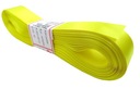 Saténová stuha 3 cm žltá s lukmi 50 m 11300