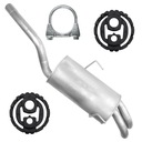 Koncový tlmič výfuku Fiat Ulysse 2 II 2.2 JTD CLAMPS