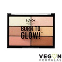 Zvýrazňujúca paleta NYX Professional Makeup Born to Glow