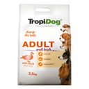 TropiDog suché krmivo pre dospelých psov malých plemien, kačica, 2,5 kg